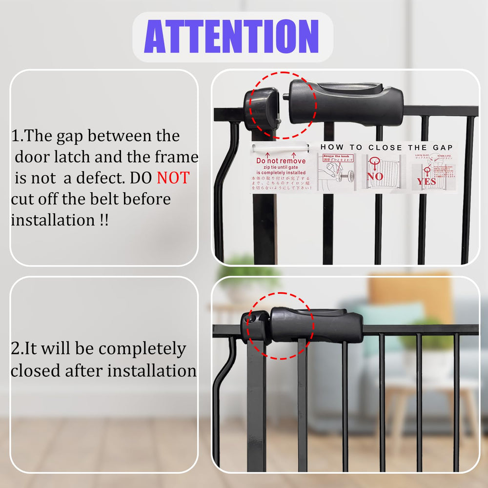 Vothco auto close feature gate returns to closed position after use