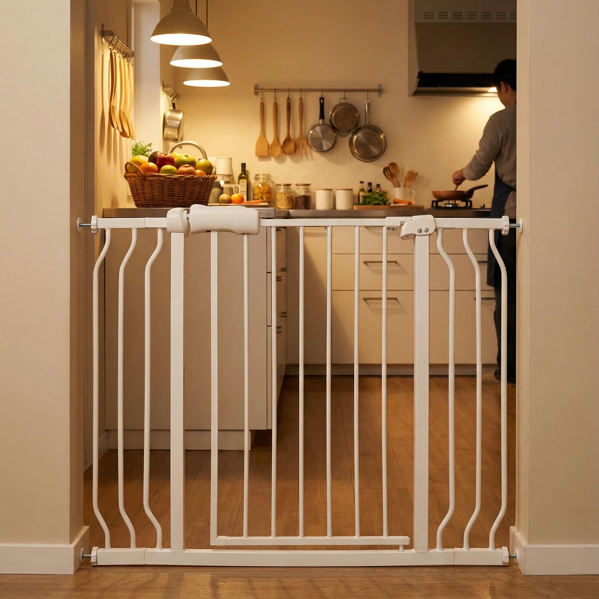 Vothco Walk Through Gate in a wide doorway for easy access and safety