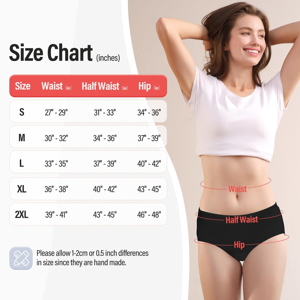 VOXSHE discreet black underwear blends with wardrobe for subtle coverage