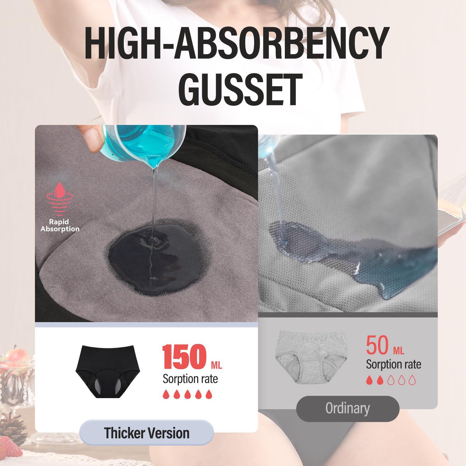 VOXSHE four-layer leak-proof panel offers slim protection without bulk