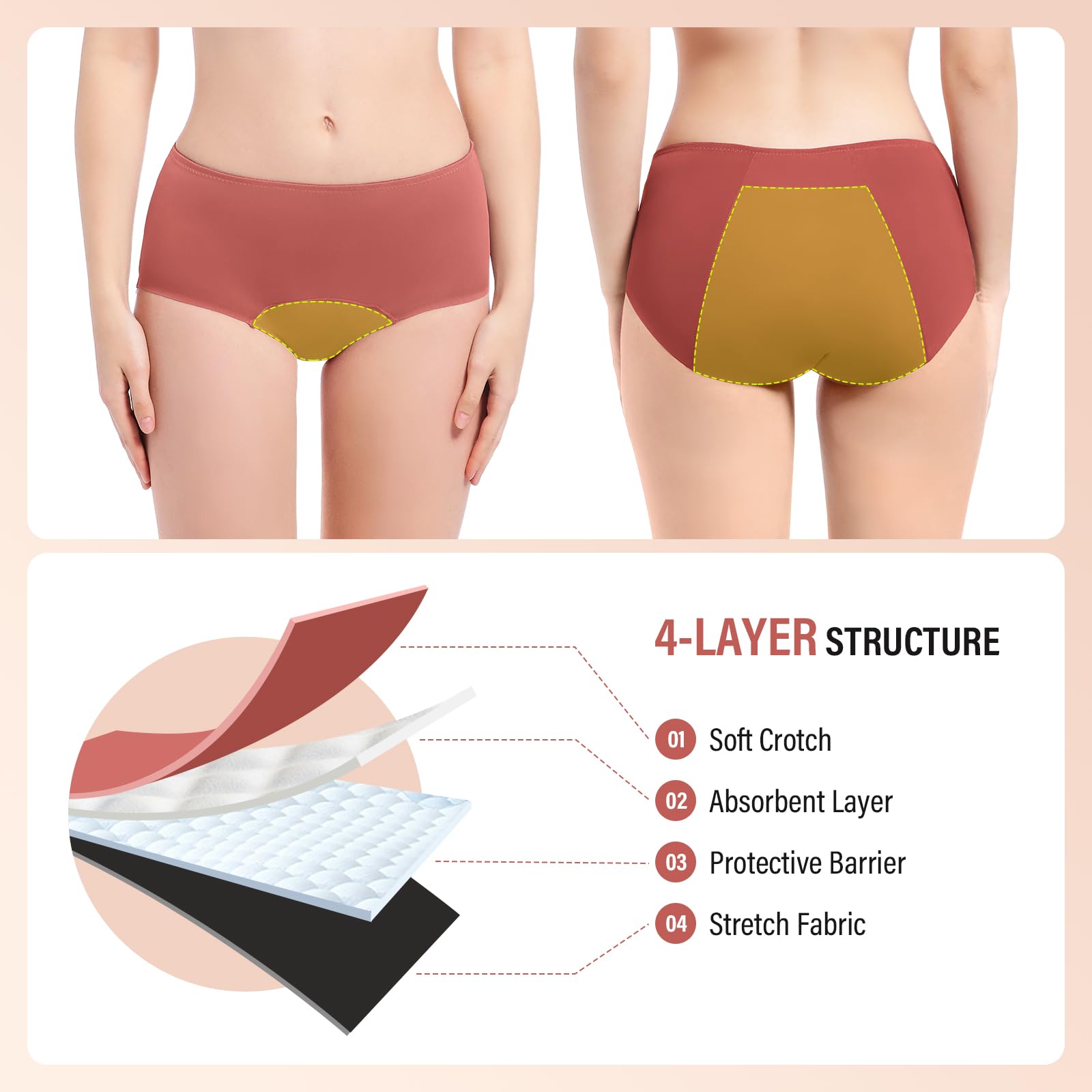 VOXSHE black side view, breathable fabric in action