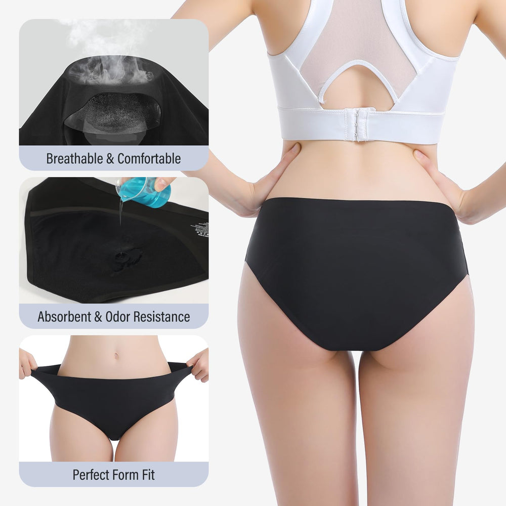 VOXSHE leak-proof-material underwear for discreet protection during daily activities.