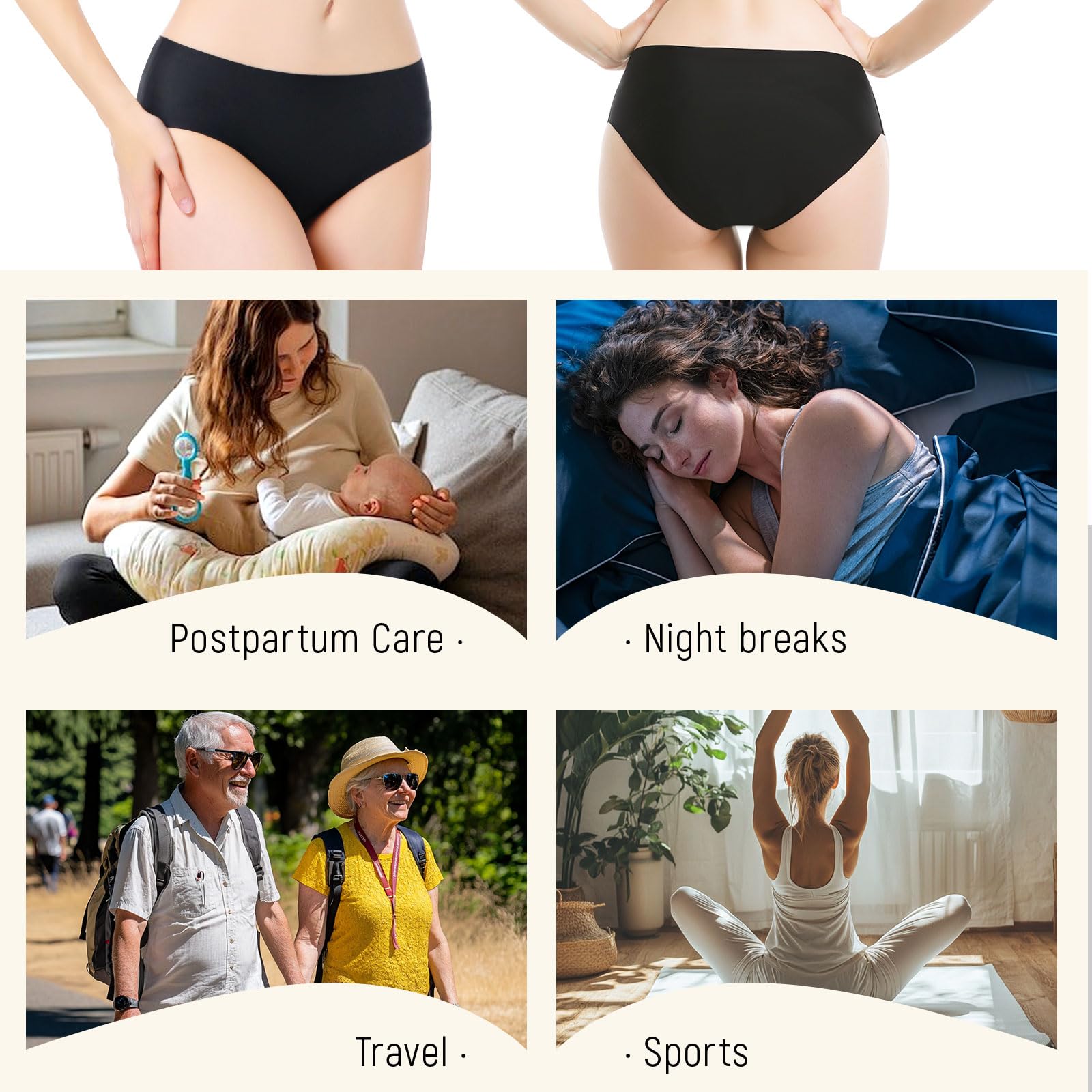 VOXSHE care image shows machine washable fabrics for easy upkeep