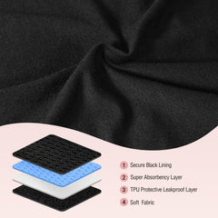 Voxshe moisture-wicking technology close-up demonstrating quick absorption during activity