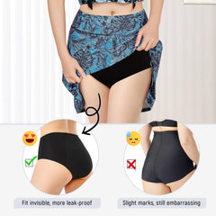 VOXSHE close-up of soft fabric and gusset technology