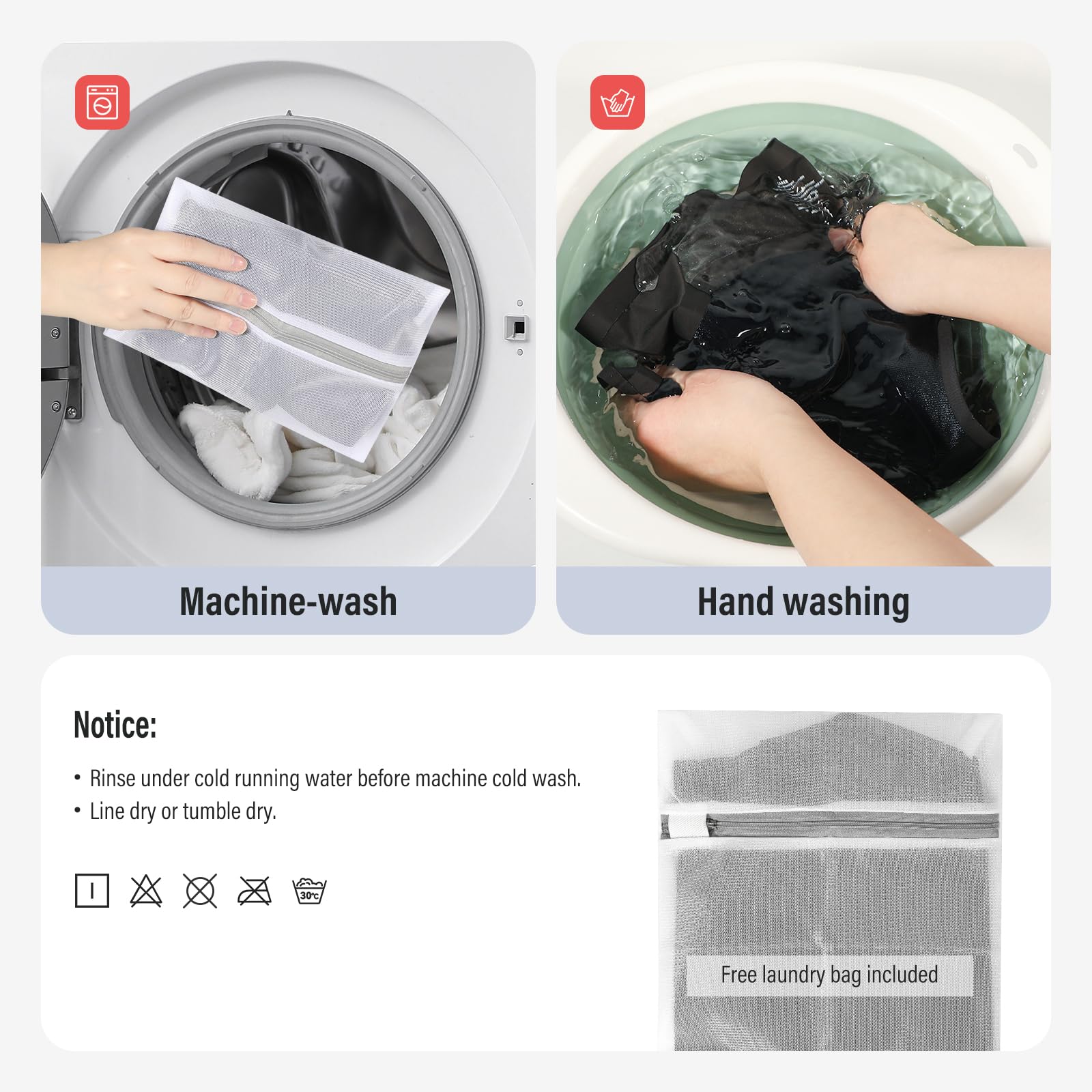 VOXSHE washable reusable underwear for easy care and longevity