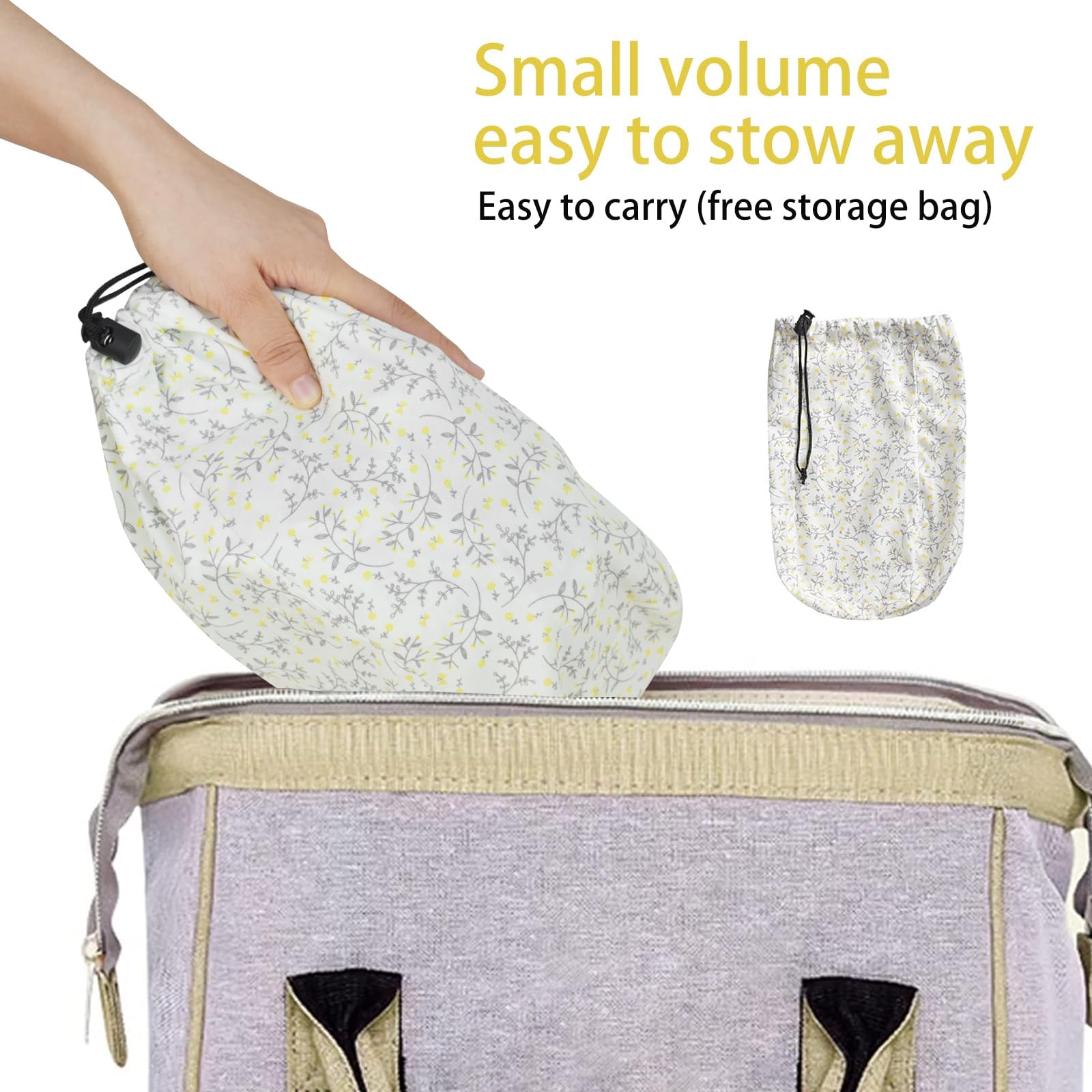 Vrbabies baby sling nursing cover use for on-the-go feeding