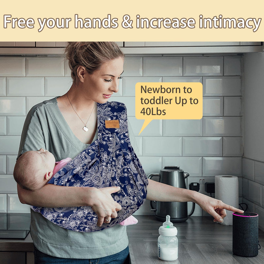 VRBabies Baby Sling Nursing Cover provides discreet on-the-go nursing and privacy.