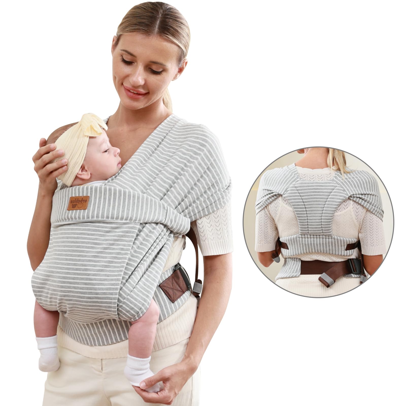 vrbabies baby's legs in M-position supported by wrap