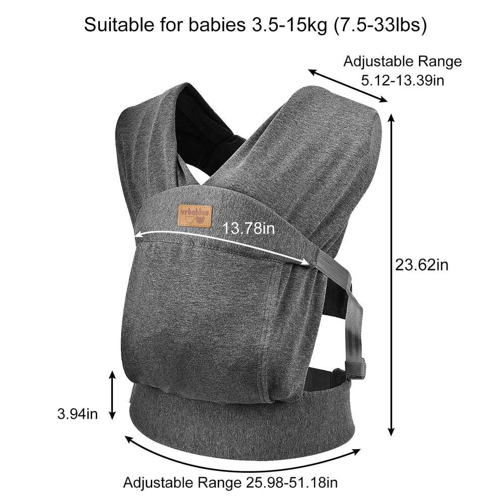 vrbabies baby wrap skin friendly material uses natural cotton for delicate skin