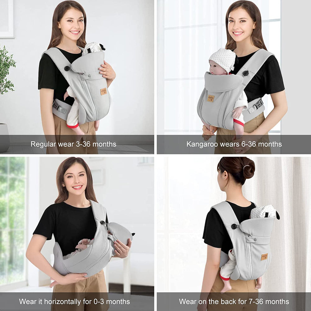 vrbabies daily-wear sling is ideal for strolls and errands with baby close