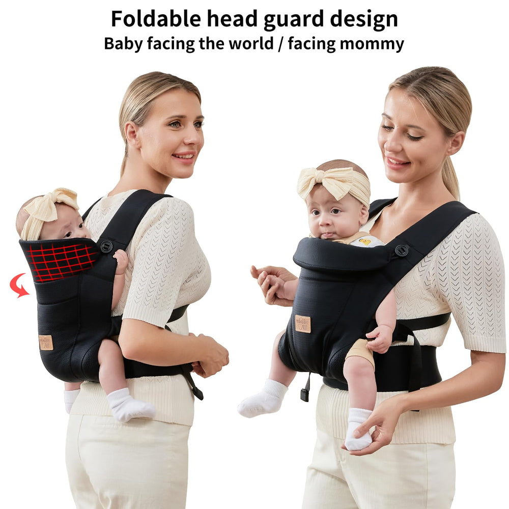 vrbabies new upgrade ergonomic baby carrier easy breastfeeding on the go