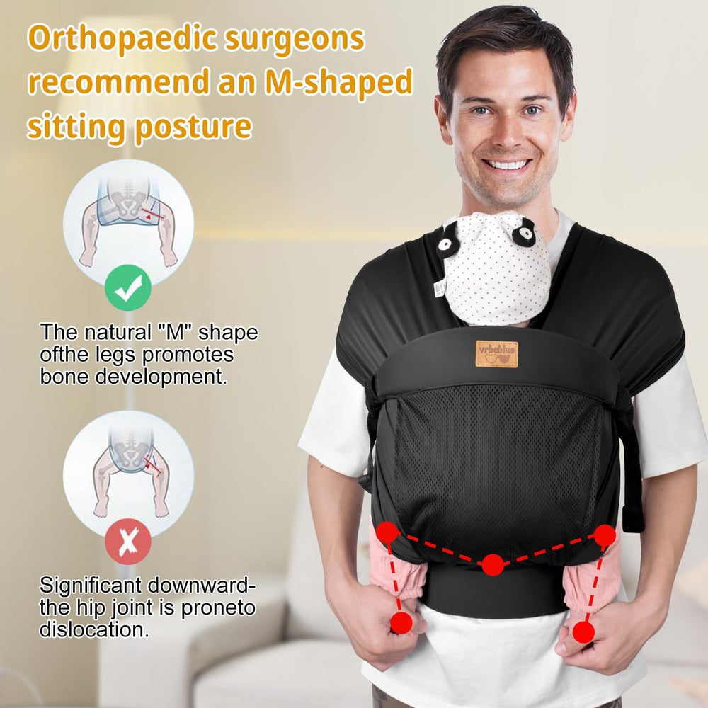 The vrbabies wrap soft-skin-friendly-material is gentle on delicate skin.
