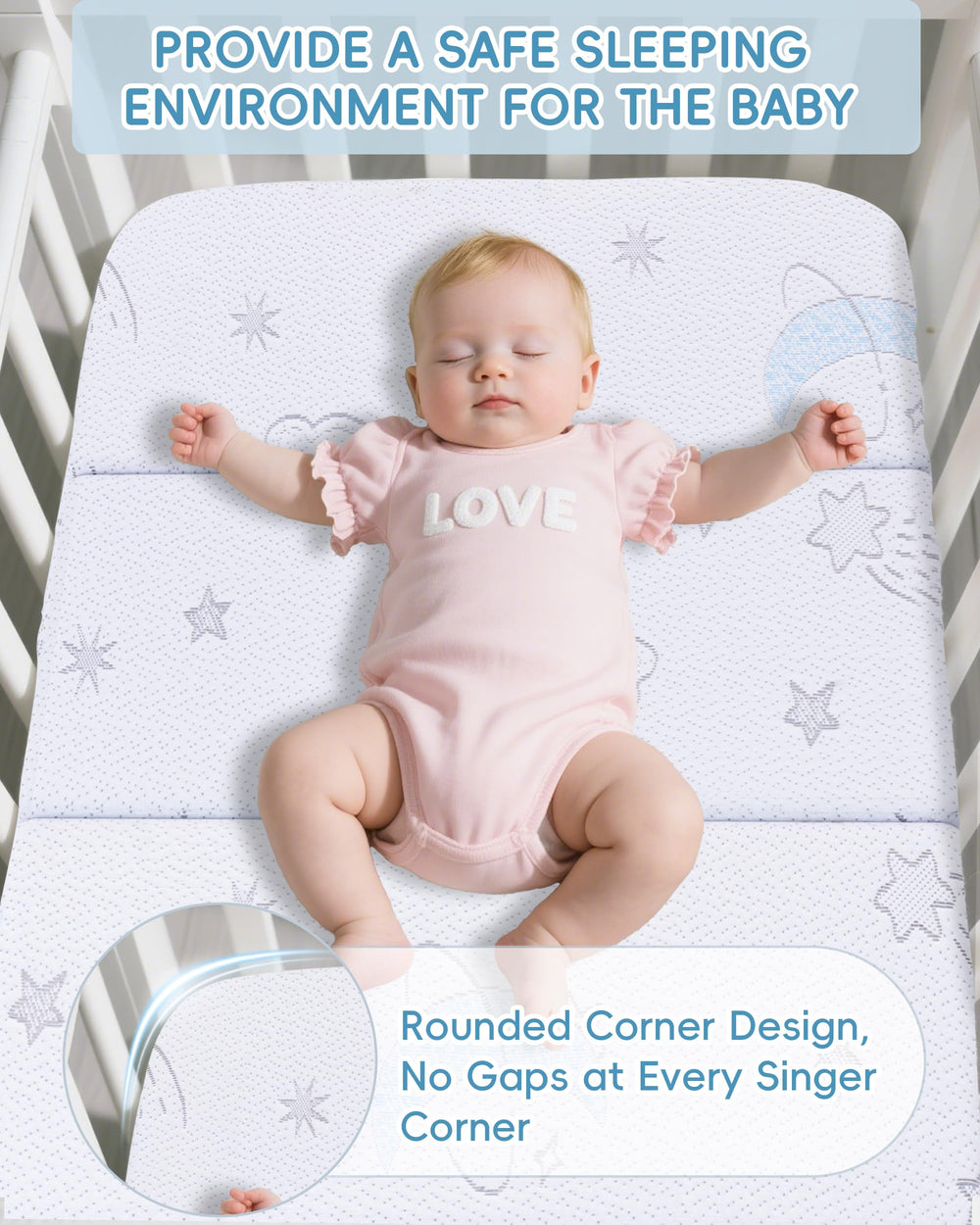 VRSHOAT rounded-corners-fit-playpen minimizes gaps for safe play
