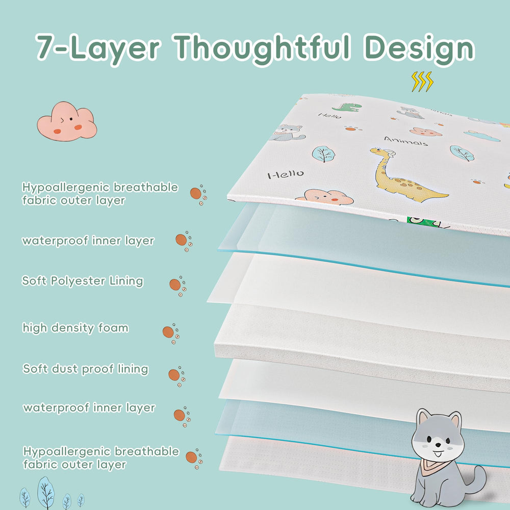 VRSHOAT soft breathable fabric cover contacts baby's skin gently.