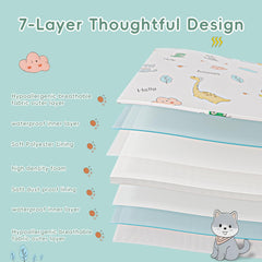 VRSHOAT soft breathable fabric cover contacts baby's skin gently.