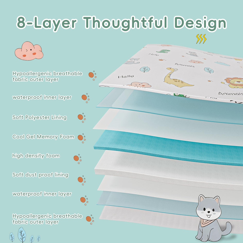 VRSHOAT waterproof removable outer cover shown for machine washing and easy care.