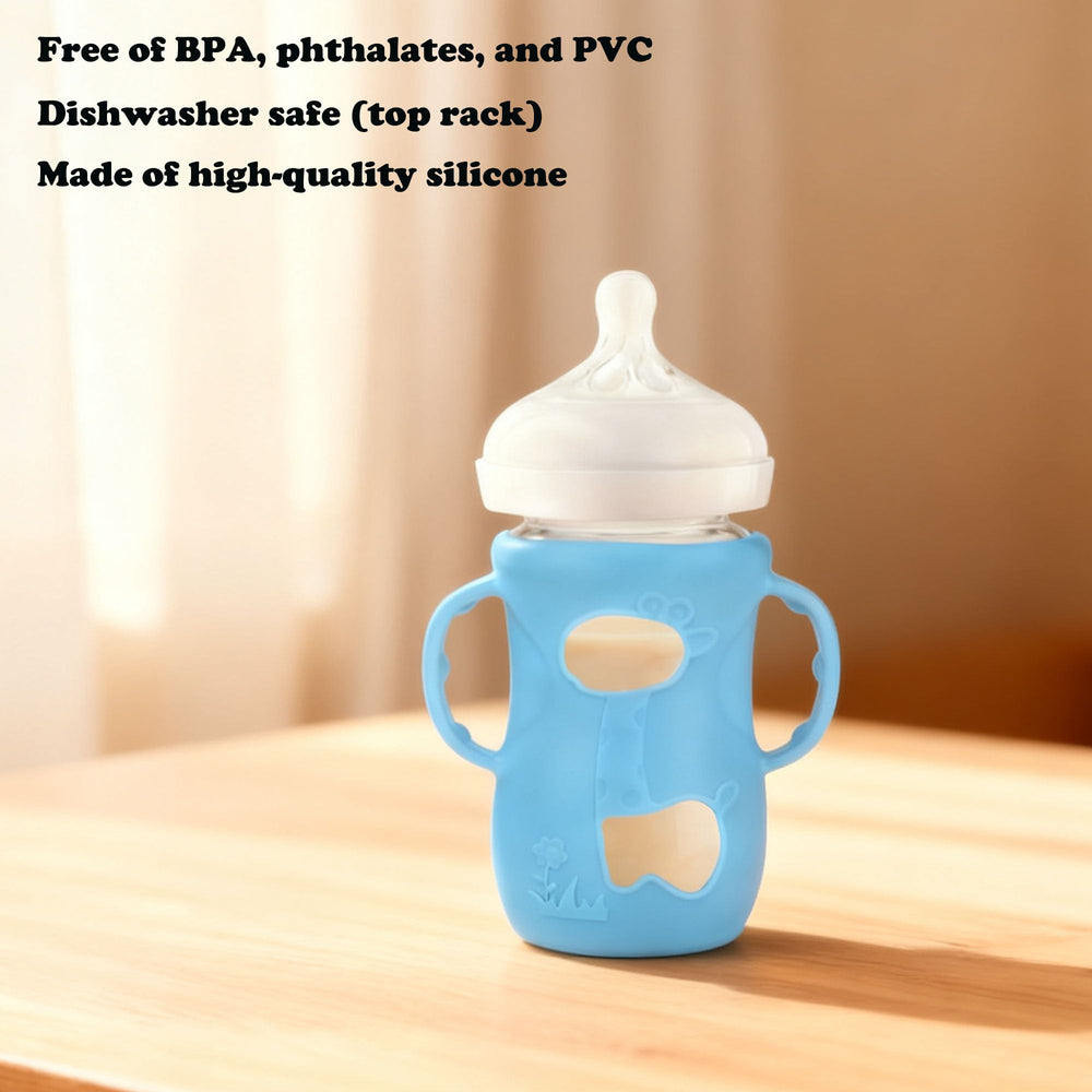 Vrufamt baby-friendly sleeve supports natural self-feeding practice.