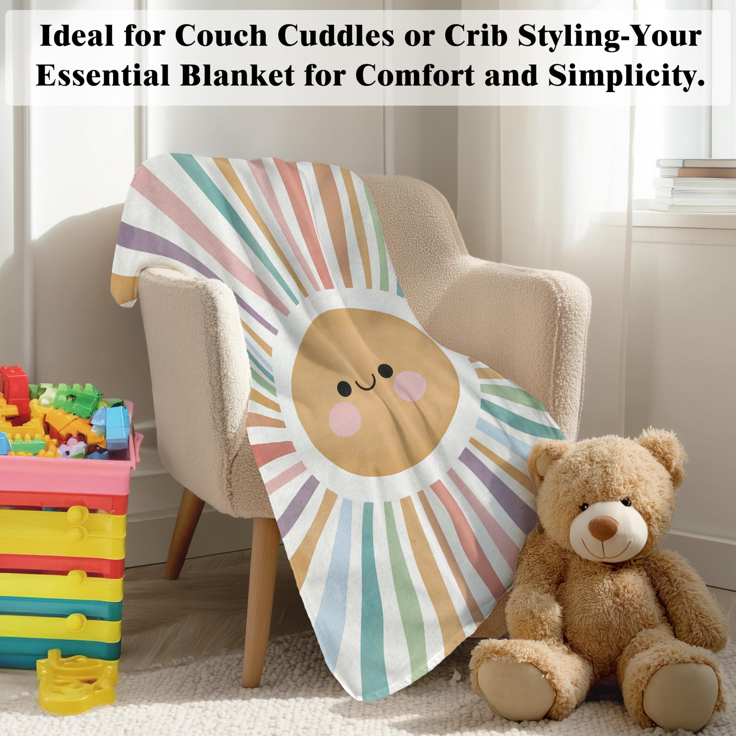 VRW color-rich sun design pairs with kid-friendly decor and furniture.