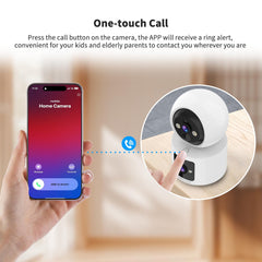 VSTARCAM 1296P resolution captures crisp details for clear indoor monitoring.