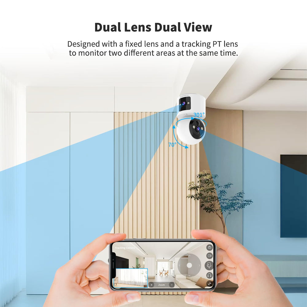VSTARCAM color night vision reveals full-color detail in low light.
