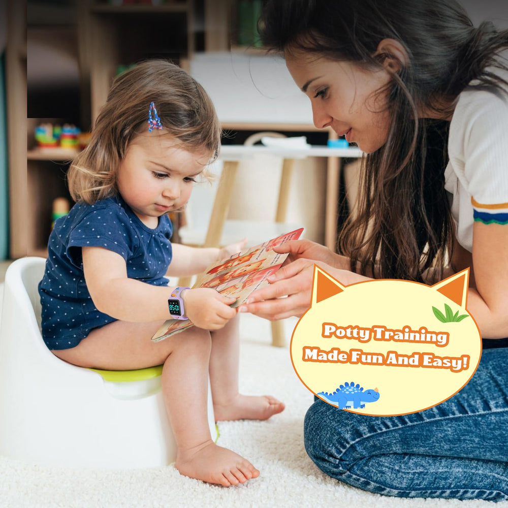 VTAIGE potty book dinosaur-stories guiding kids through steps with imagination.