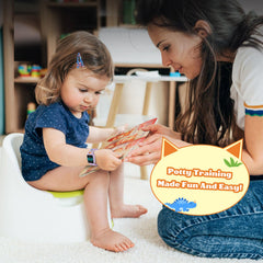 VTAIGE potty book dinosaur-stories guiding kids through steps with imagination.