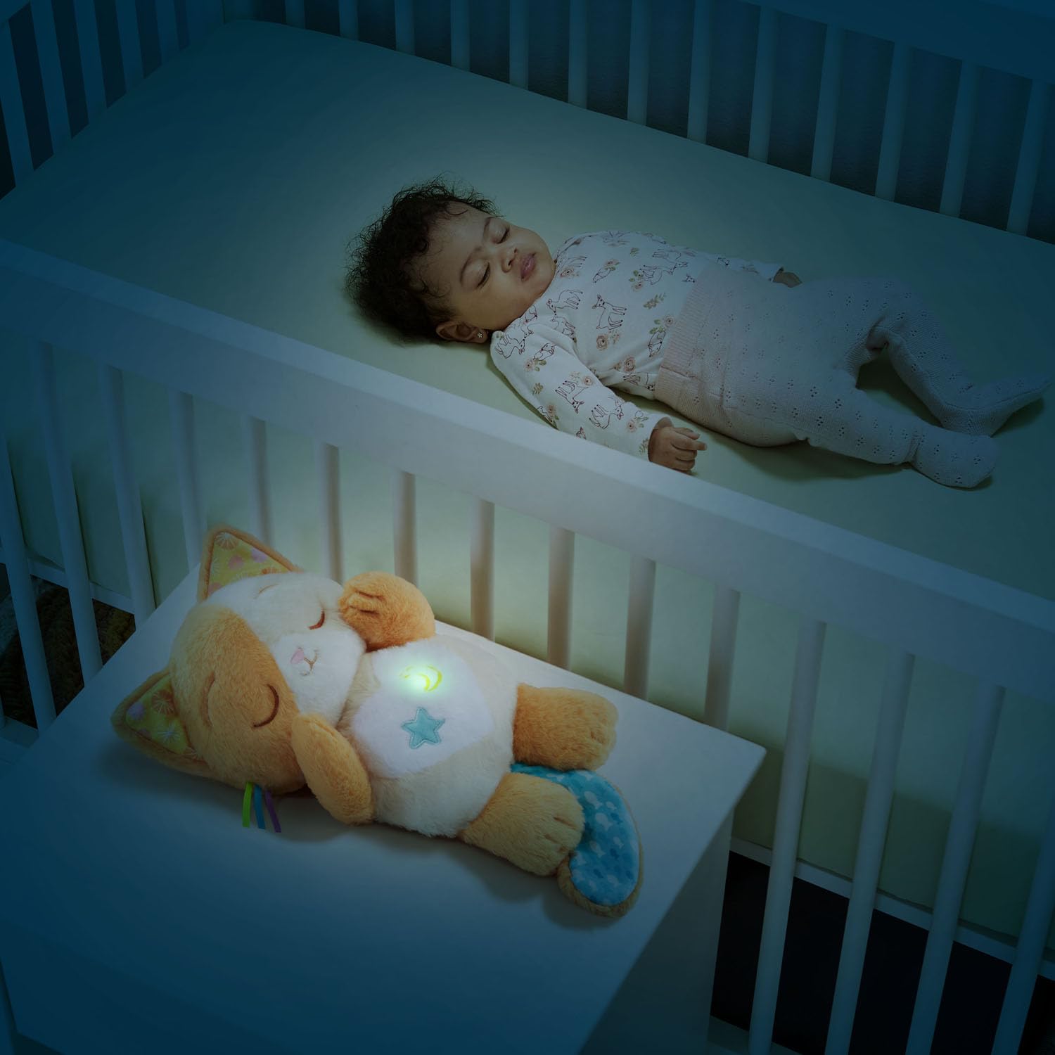 VTech Baby Soothing Slumbers Sleepy Kitten demo batteries included for quick setup