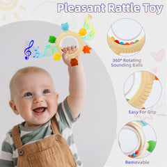 VTECHOLOGY blue cat teether to stimulate vision with bright color
