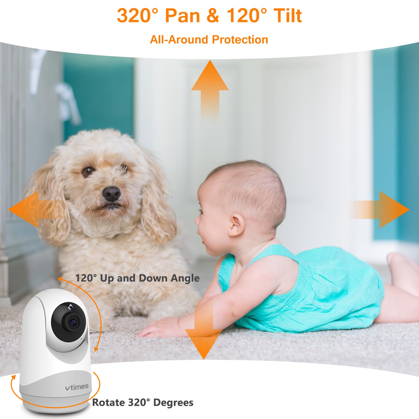 VTimes secure 2.4GHz FHSS connection protects privacy