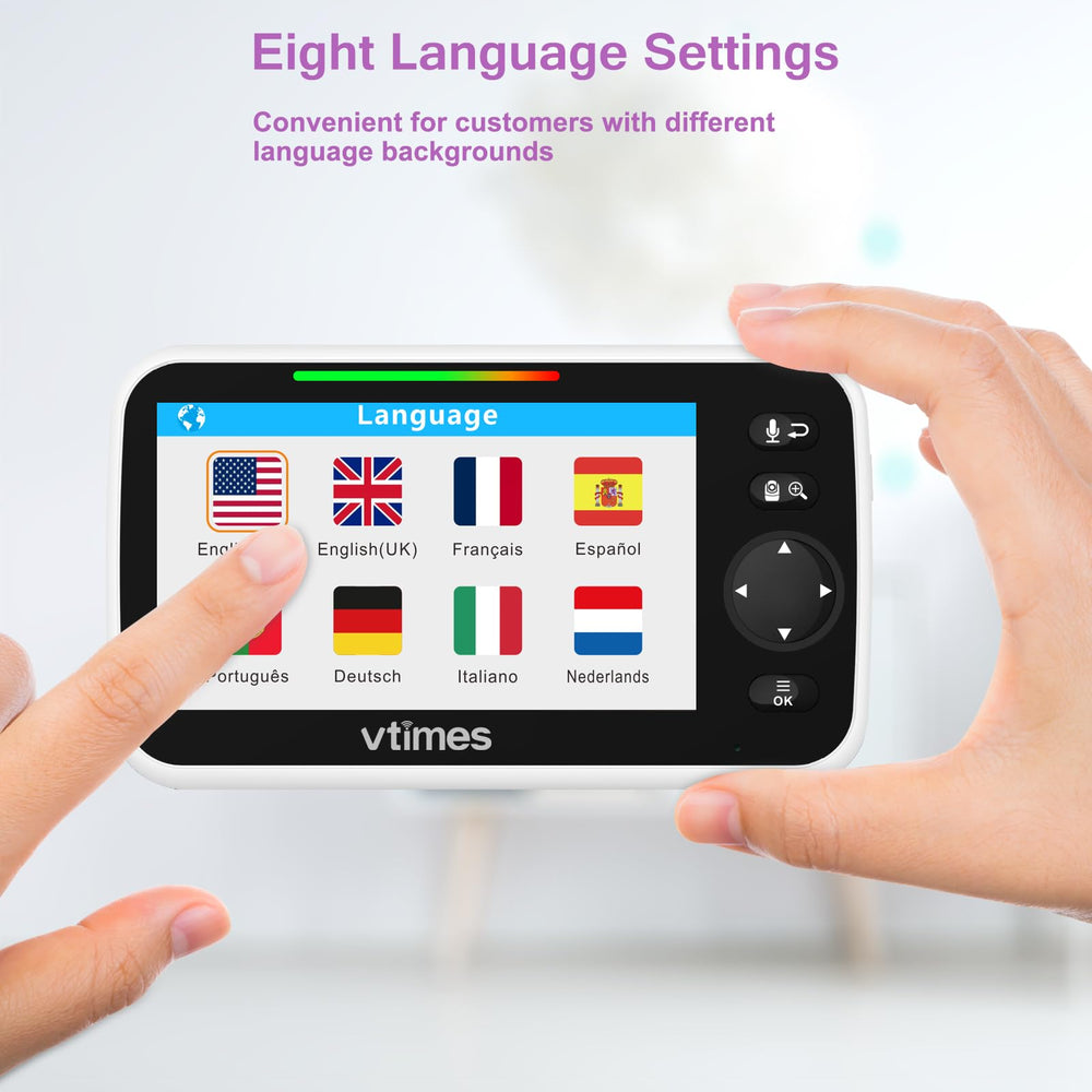 VTimes no wifi video monitor for secure, direct monitoring.