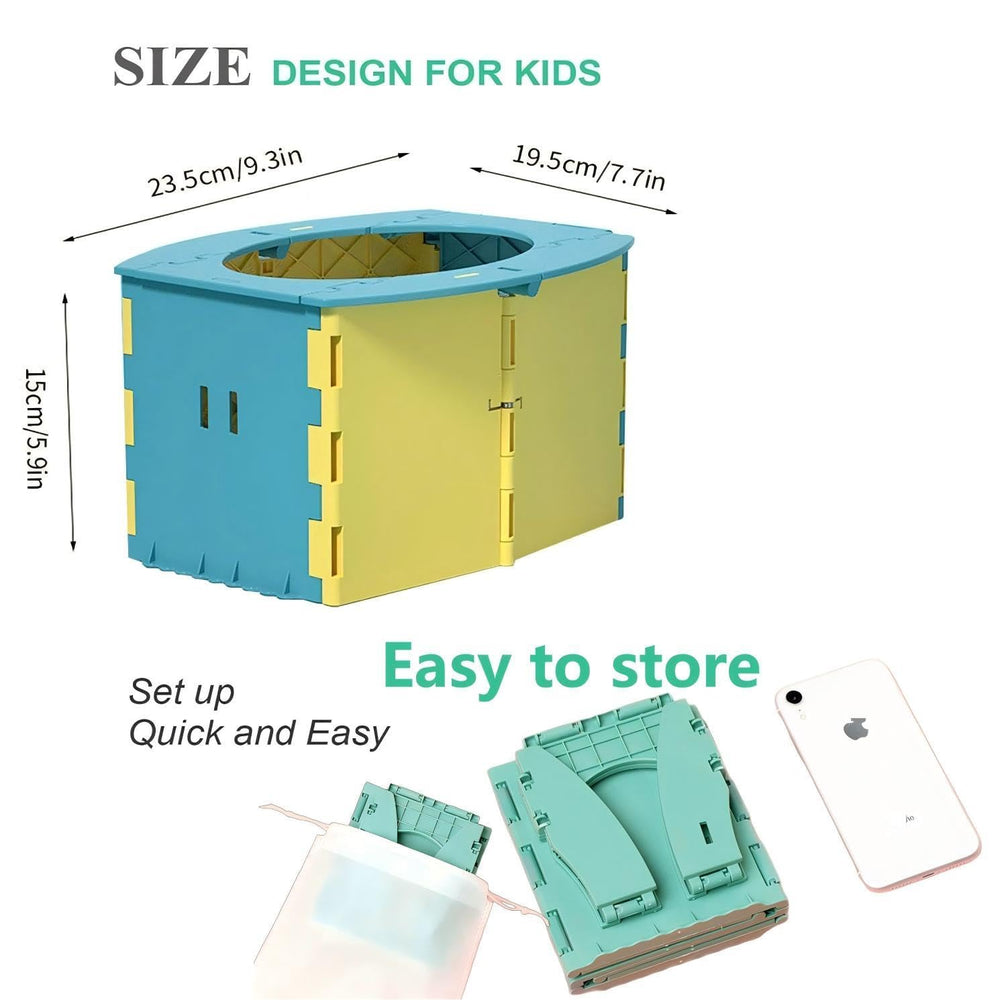 VUFVOID Travel Potty assembled-stable provides secure seating during travel