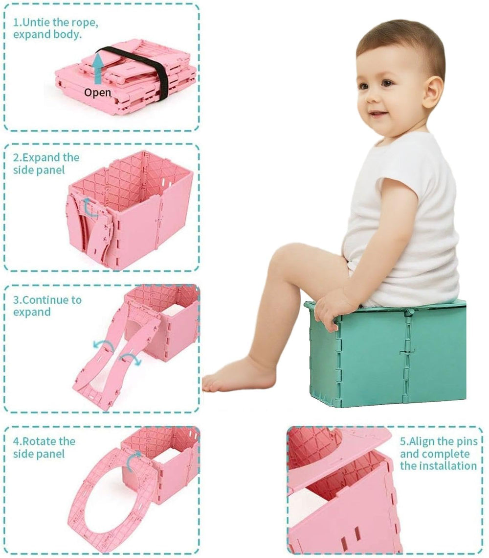 VUFVOID travel potty lightweight-portable highlights easy carry during trips.