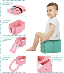 VUFVOID travel potty lightweight-portable highlights easy carry during trips.