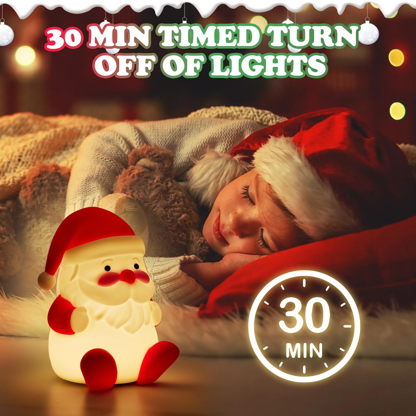 VUIAIUEIA baby room decor night light enhances a peaceful bedroom