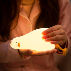 VUIAIUEIA lying-flat duck night light touch-control image, easy switch and portable