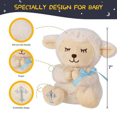 VUNCESSIN baptism gift set in an elegant window box packaging