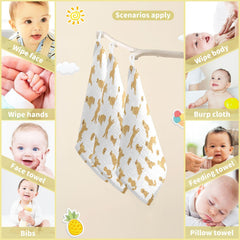 vvfelixl organic cotton washcloth provides breathable softness for delicate skin