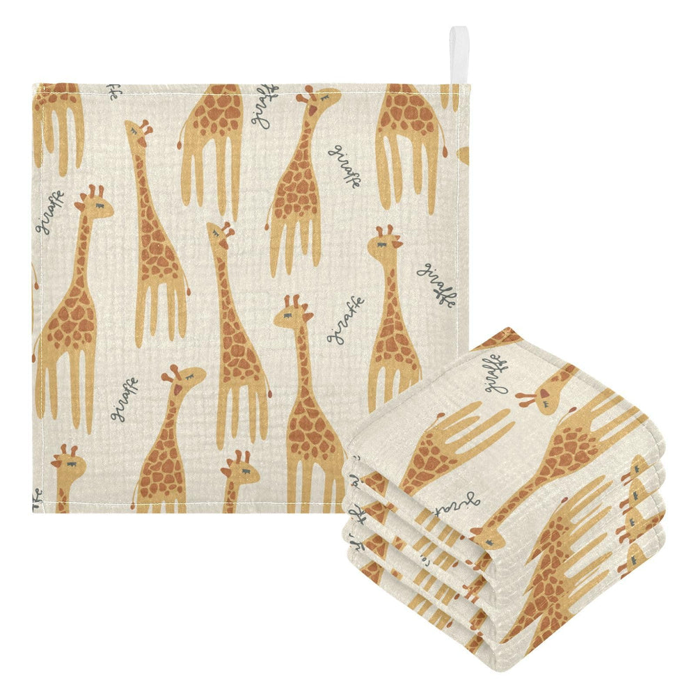 vvfelixl baby towels giraffe print, soft texture for sensitive skin.