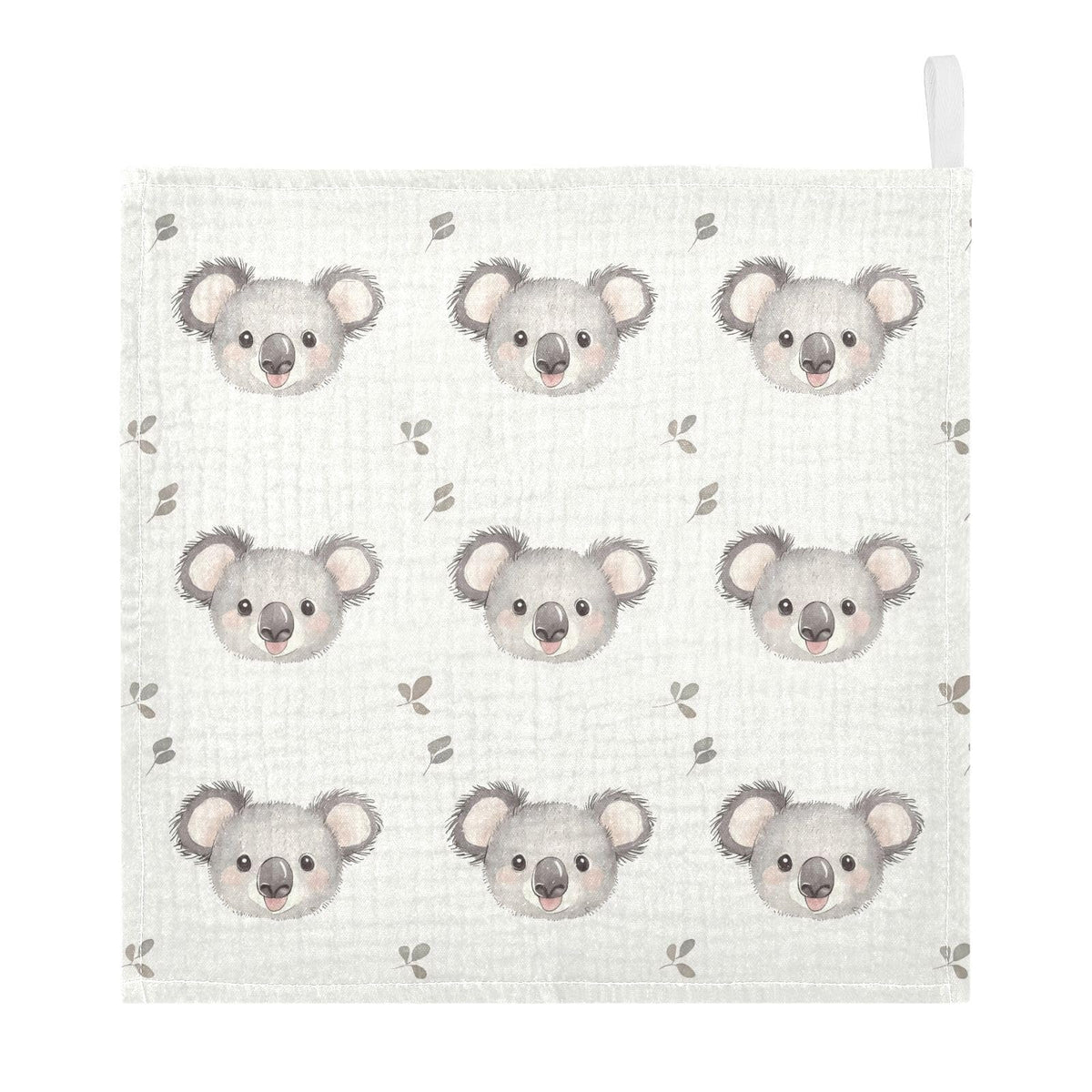 vvfelixl koala cartoon washcloth for gentle newborn care.
