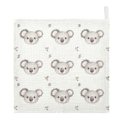 vvfelixl koala cartoon washcloth for gentle newborn care.