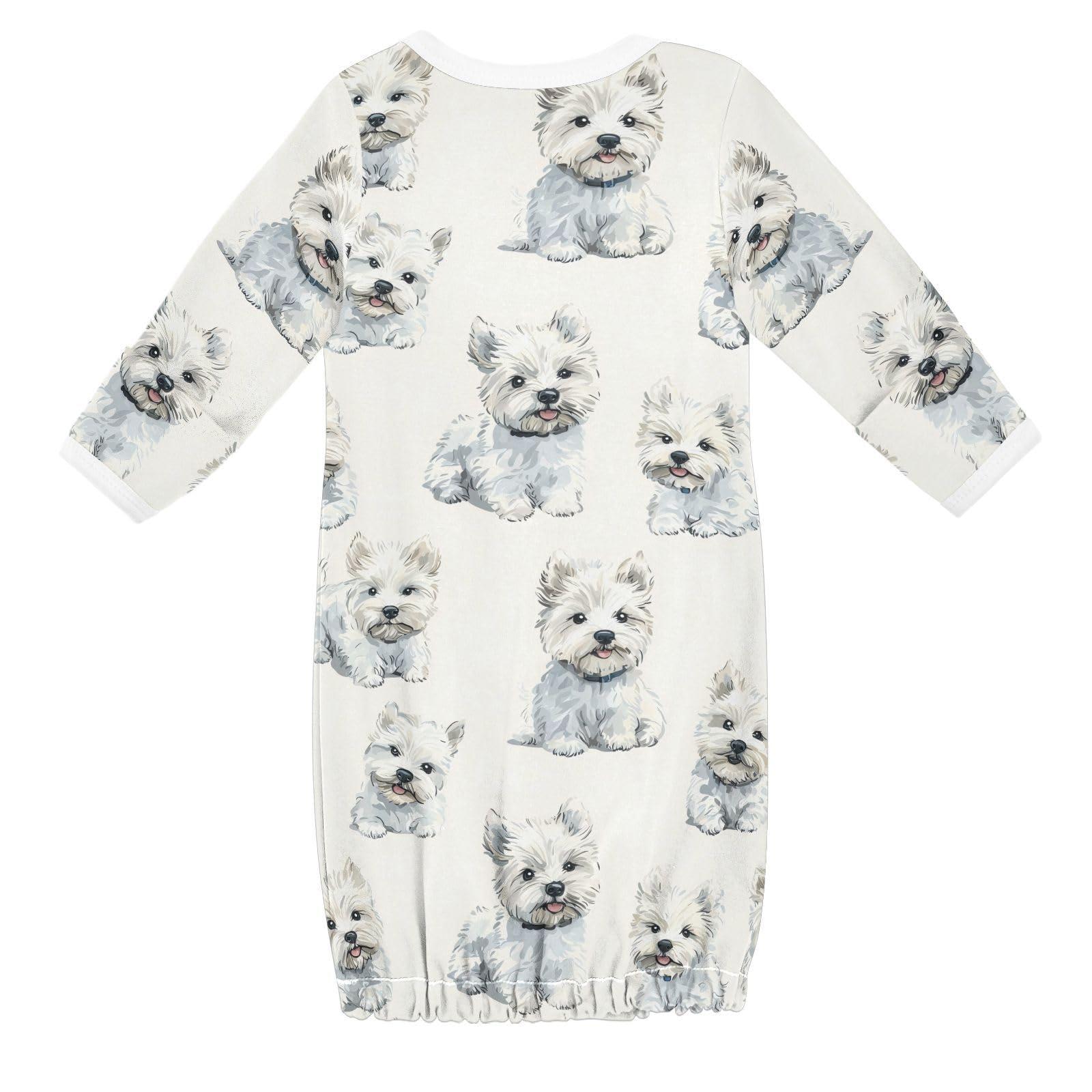 vvfelixl sleeper gown collar opening for easy on-off
