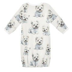 vvfelixl sleeper gown collar opening for easy on-off