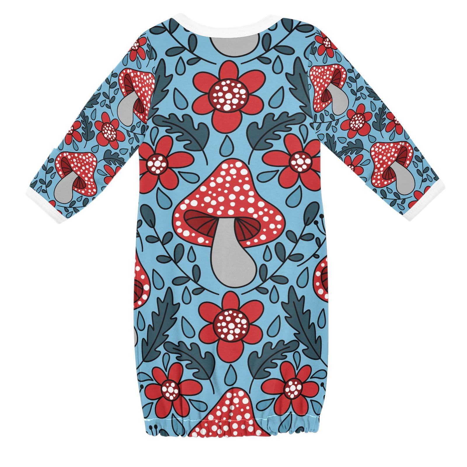 vvfelixl gown demonstrates easy diaper changes with crotch buttons