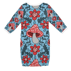 vvfelixl gown demonstrates easy diaper changes with crotch buttons