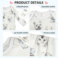 vvfelixl baby gown with crotch snaps for quick diaper changes