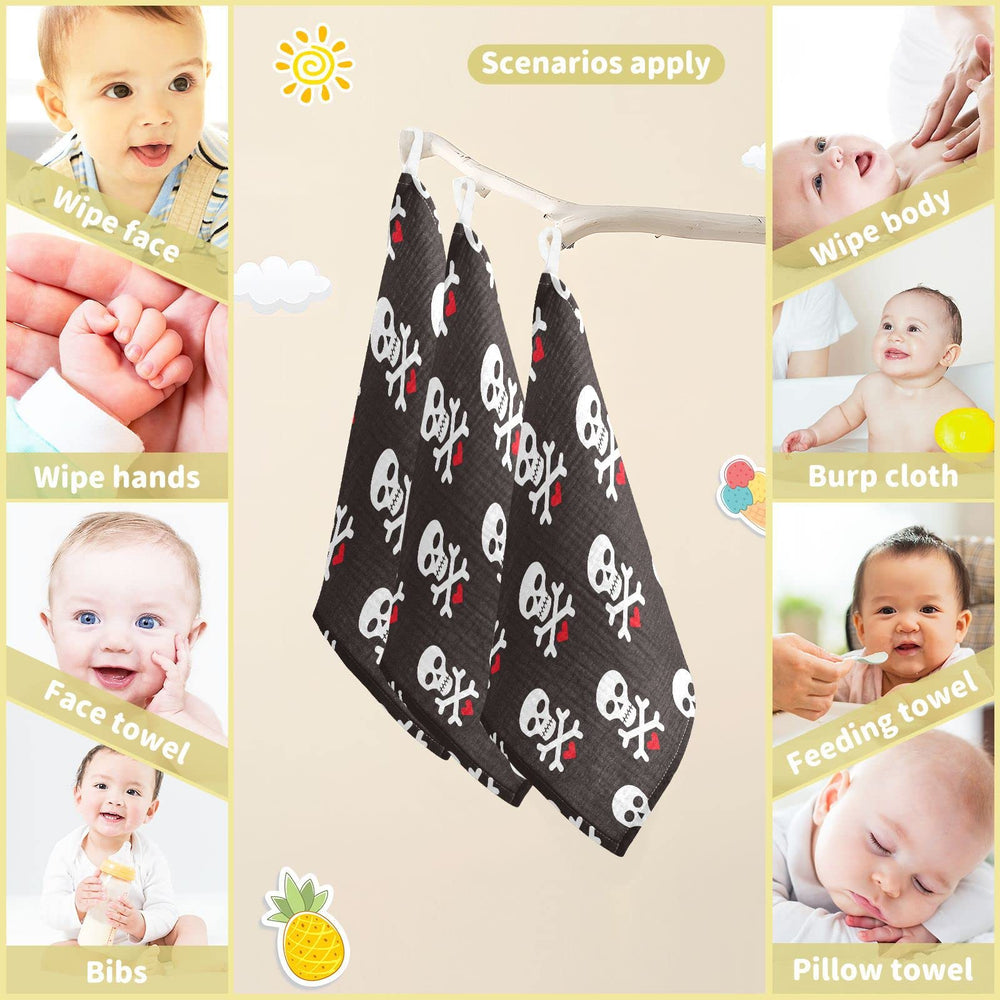 vvfelixl baby washcloth on crib in a nursery scene