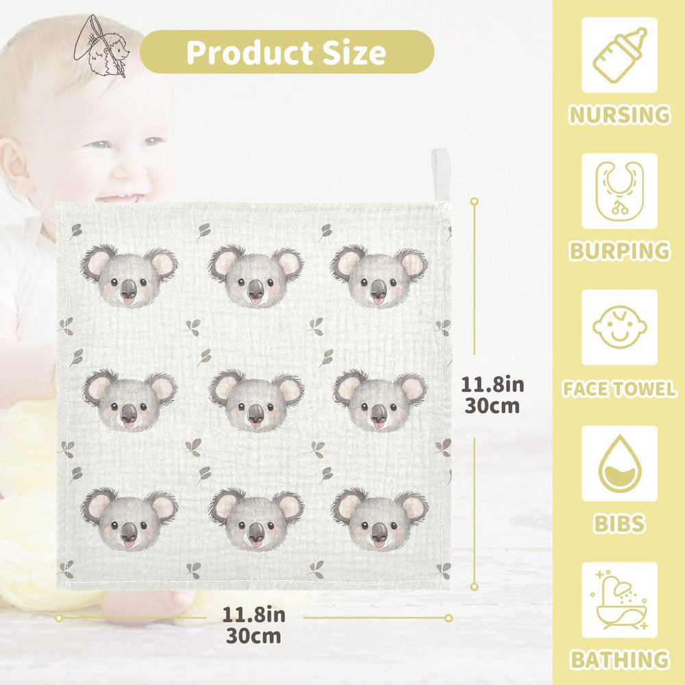 vvfelixl baby face towel soft for delicate skin cleansing.