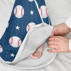 vvfelixl baseball sleep sack sleeveless design allows freer movement