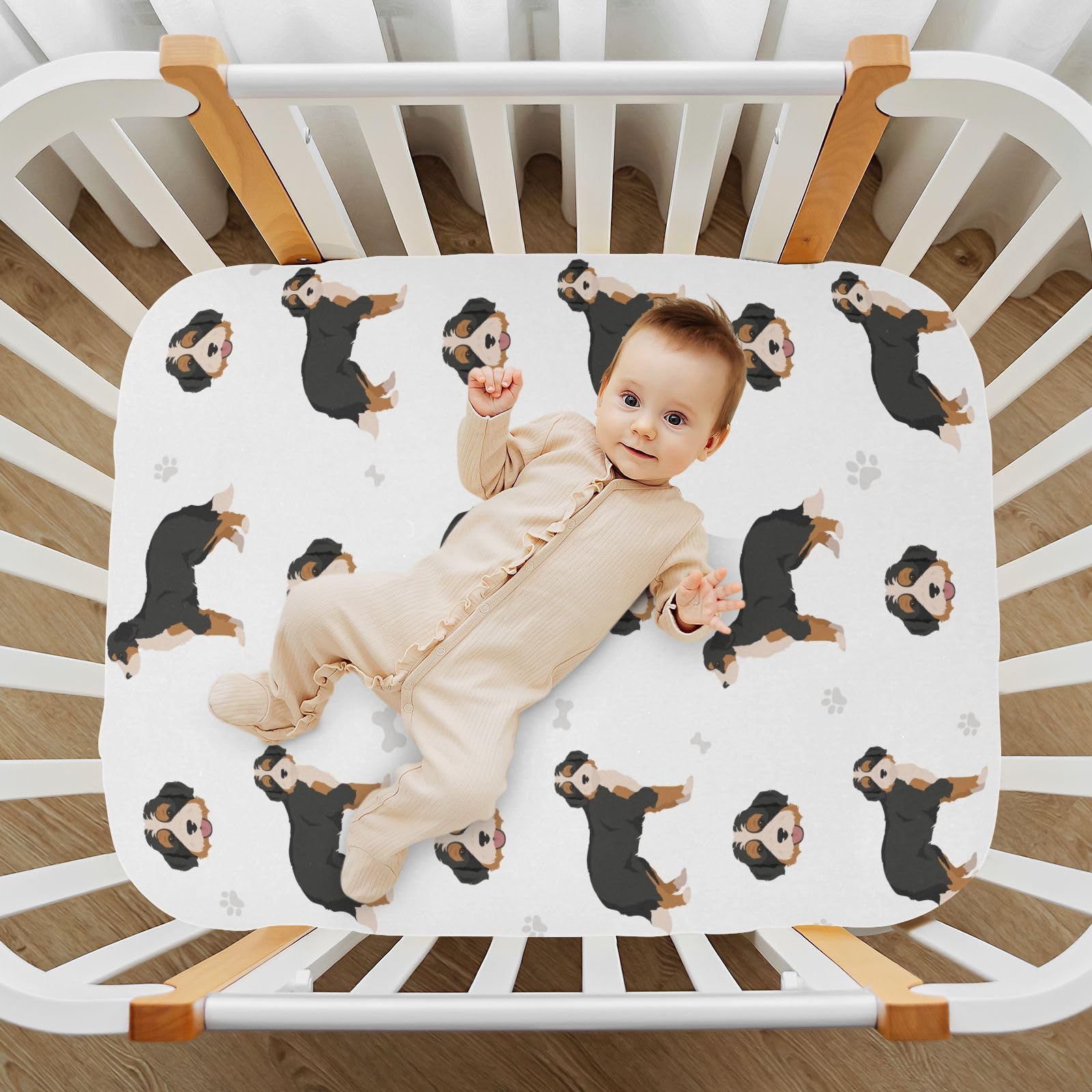 vvfelixl bernedoodle colorful patterns brighten the nursery